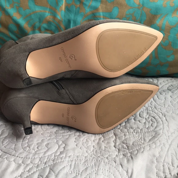 Gray suede boot - Picture 5 of 7